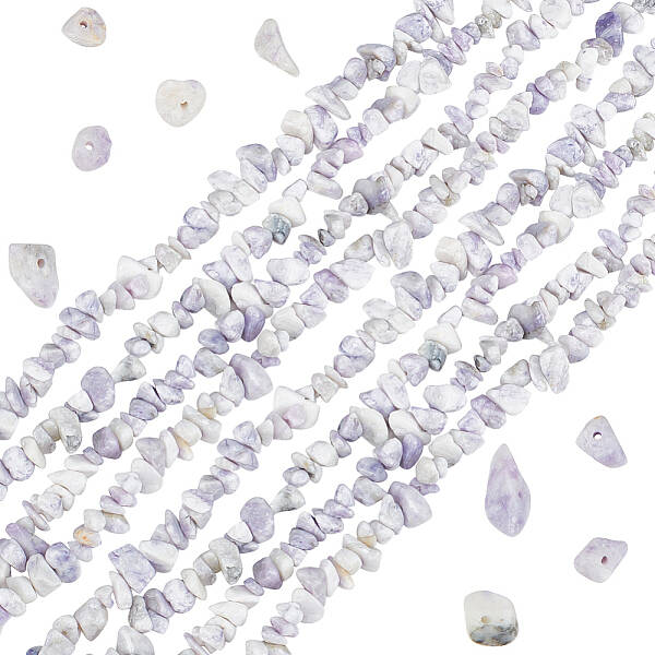 2 Strands Natural Purple Turquoise Beads Strands