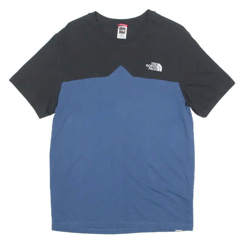 THE NORTH FACE Mens T-Shirt Blue Crew Neck M