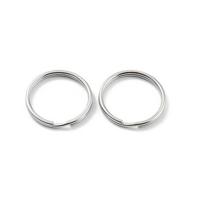Non-Tarnish 304 Stainless Steel Split Key Rings