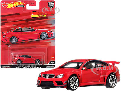 2012 Mercedes Benz C63 AMG Coupe Black Series Red \
