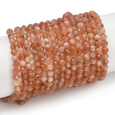 Natural Gold Sunstone Beads Strands