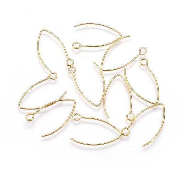 Ion Plating(IP) 304 Stainless Steel Earring Hooks
