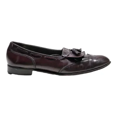 DEXTER Loafer Shoes Maroon Leather Mens UK 9