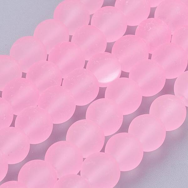 Transparent Glass Bead Strands