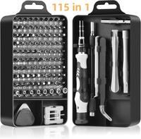 Precision Screwdriver Set, Professional Grade 115 in 1 Magnetic Repair Tool Kit for Electronics, Computer, iPhone, Laptop, Ga...