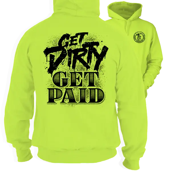 Get Dirty - Hi-Vis Hoodie