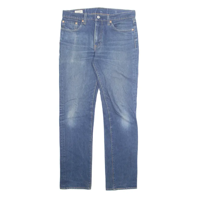 LEVI'S 511 BIG E Jeans Mens Blue Slim Straight Stone Wash W32 L31