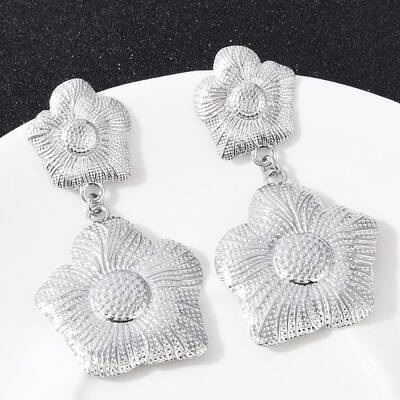 304 Stainless Steel Dangle Stud Earrings