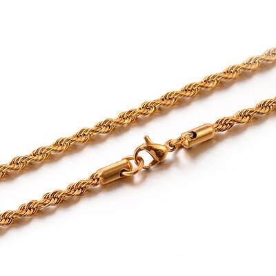 304 Stainless Steel Rope Chain Necklaces