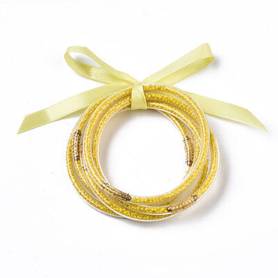 PVC Plastic Buddhist Bangle Sets