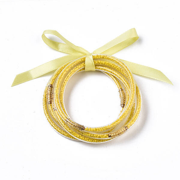 PVC Plastic Buddhist Bangle Sets
