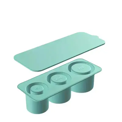 Silicone Ice Cube Tray, 1 Count Ice Cube Mold with Lid, Ice Tray for Freezer, Water, Tea, Cocktail, Drink, Coffee, Home Kitch...