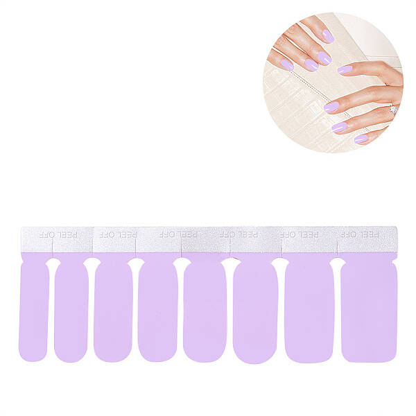 Solid Color Full Cover Best Nail Stickers