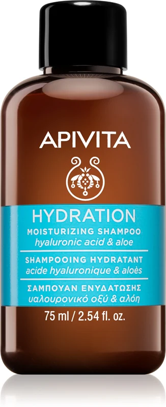 Apivita Hydration hydrating shampoo for all hair types 75 ml
