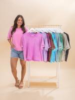 Zenana French Terry Acid Washed Tee | S/M-2X/3X