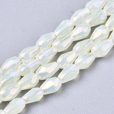 Electroplate Glass Beads Strands