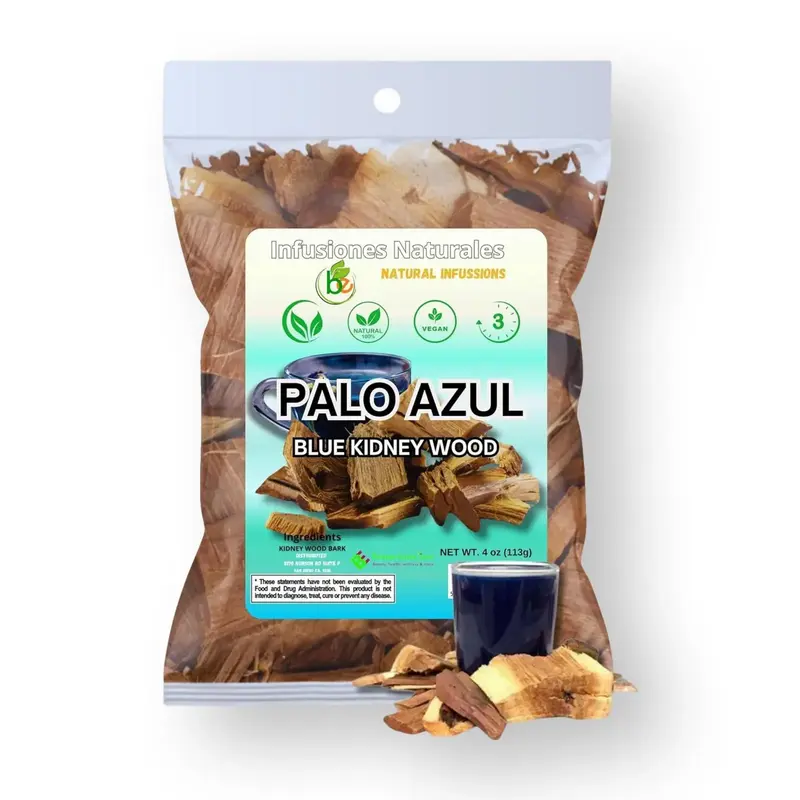VIRAL Palo Azul 4oz (141.g) Herbal Tea | Kidneywood (Blue Stick) Te Herbal | Makes 40+ Cups | Wildcrafted Kidney Wood Tea | A...