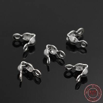 Sterling Silver Bead Tips