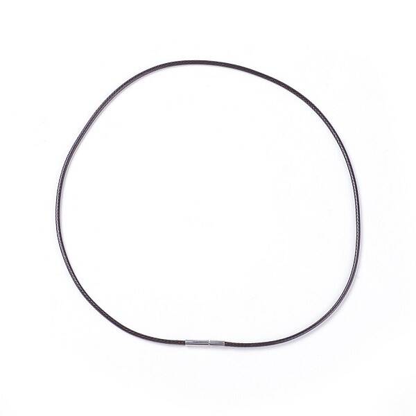 Waxed Polyester Cord Necklace Making