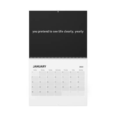 Slime You Out Calendar (2024), Drake For All The Dogs Slime You Out 2024 Lyric Calendar
