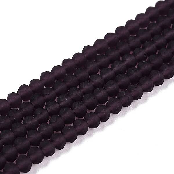 Transparent Glass Beads Strands