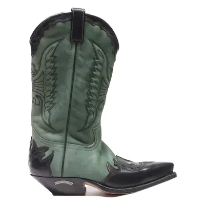 SENDRA Cowboy Boots Green Synthetic Womens UK 5.5