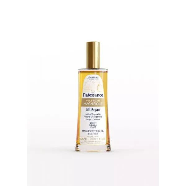 Lift' Argan magnificent organic body and hair oil 100ml