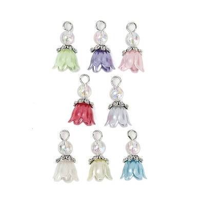 ABS Plastic Pearl with Acrylic Pendants
