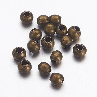 Tibetan Style Brass Spacer Beads