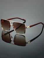 Unisex Vintage Trendy Casual Sunglasses, Retro Outdoor Sports Sunglasses, Fashionable Tinted Lens Sunglasses for Men & Women ...