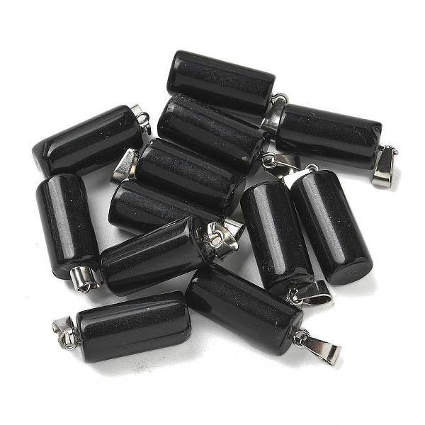 Natural Obsidian Pendants