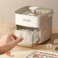 48-grid Ice Cube Maker, 1 Set Double Layer Ice Cube Tray with Lid, Ice Tray for Freezer, Kitchen Gadgets, Bar Utensils