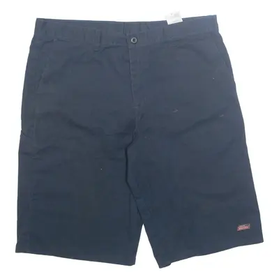 DICKIES Mens Workwear Shorts Blue L W36