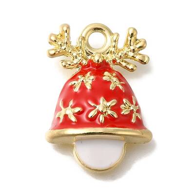 Christmas Theme Alloy Enamel Pendants