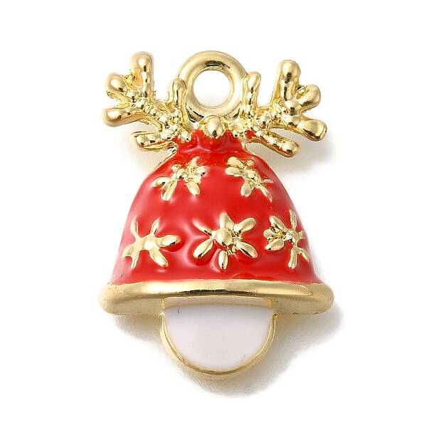 Christmas Theme Alloy Enamel Pendants