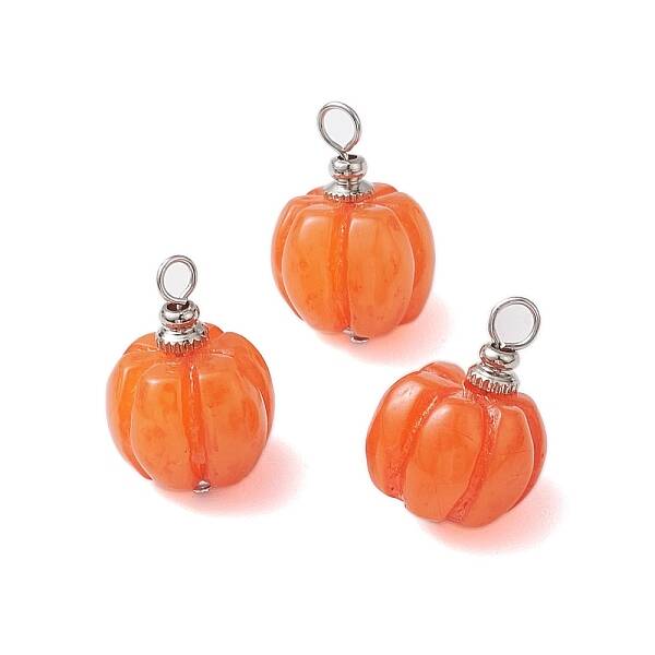 Opaque Resin Vegetable Pendants