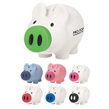 25 Customized Payday Piggy Bank - Removable Nose