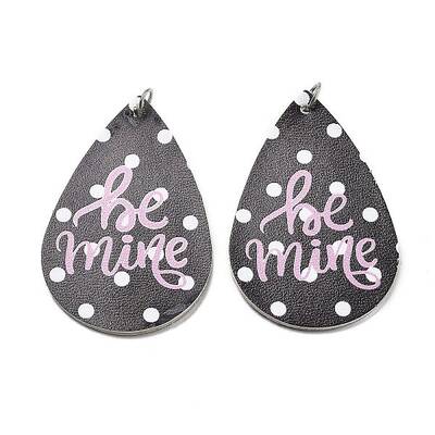 PU Leather Big Pendants