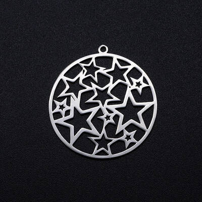 Non-Tarnish 201 Stainless Steel Filigree Charms