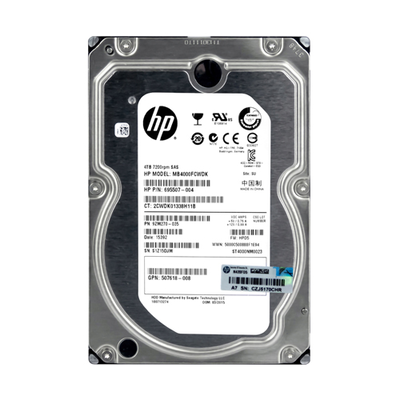507618-008 HP 4TB 6Gb/s SAS 7200 3.5-Inch Hard Drive