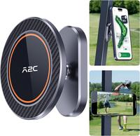 A2C Alloy Magnetic Golf Cart Phone Holder Compatible with MagSafe iPhone 16 Pro Max Plus 15 14 13 12 Mini Fits EZGO, Club Car...