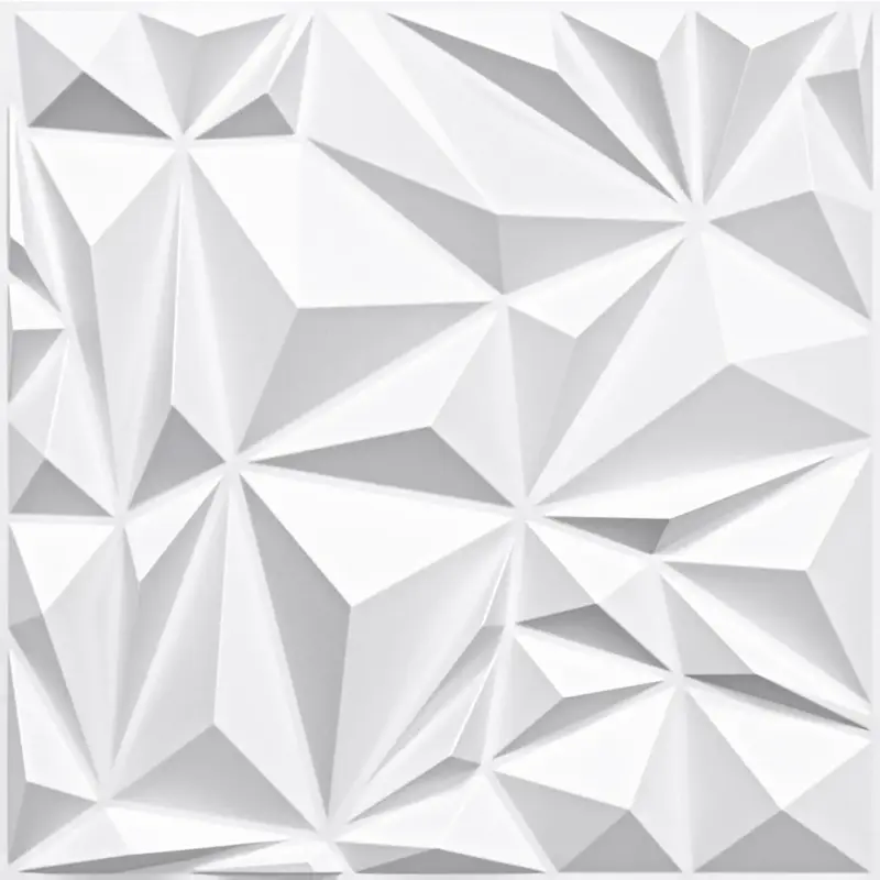 STICKGOO 12pcs Diamond Design Wall Panels for Interior Wall Decor, Decorative PVC Panels for Wall, Geometric Pattern Panels A...