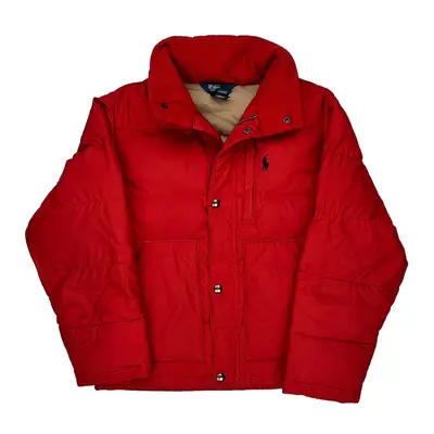 Age 6-8 Polo By Ralph Lauren Puffer - Small Red Polyester