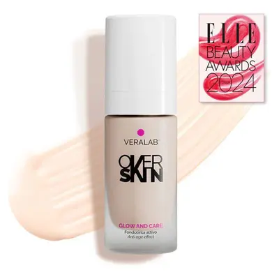 Overskin Glow And Care - Active, Radiant and Moisturizing Foundation 01 - Porcelain (30 ml)