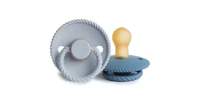 Frigg Rope Size 1:0-6 Months Pacifier Ocean View/Powder Blue