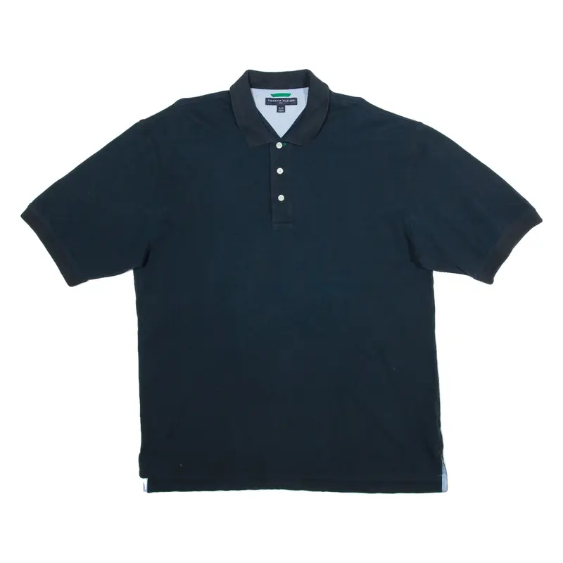 TOMMY HILFIGER Mens Polo Shirt Blue XL