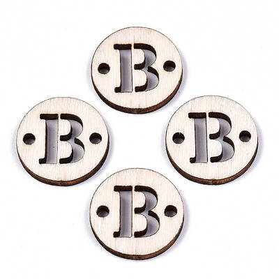Unfinished Natural Poplar Wood Links Connectors