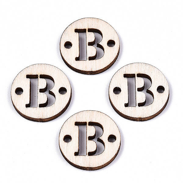 Unfinished Natural Poplar Wood Links Connectors