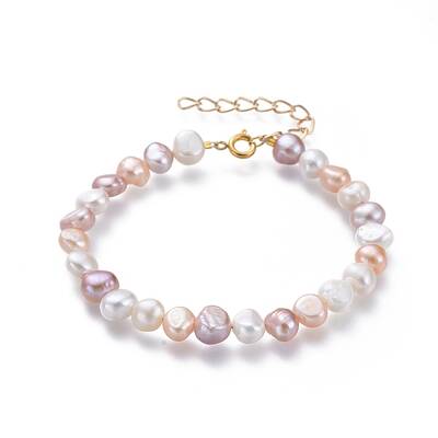 Natural Freshwater Pearl Beaded Bracelets