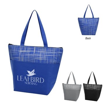 100 Promotional Crosshatch Non-Woven Cooler Bag - Water-Resistant ...